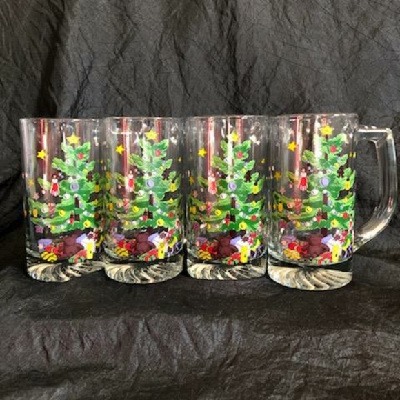 Nikko Set of 4 Christmas Tree Mugs 13 ounce - Picture 12 of 13
